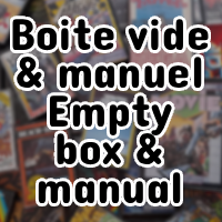 BOITE SEULEMENT / BOITE ET MANUEL SEULEMENT