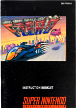 F-ZERO - SUPER NINTENDO - MANUEL SEULEMENT