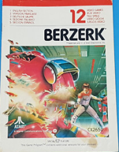 BERZERK - ATARI 2600 - MANUEL SEULEMENT