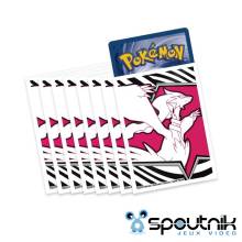 WHITE FLARE POKMON CARD SLEEVES