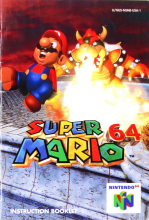 SUPER MARIO 64 - NINTENDO 64 - GAME MANUAL ONLY