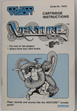 VENTURE - COLECOVISION - MANUEL SEULEMENT