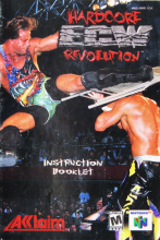 ECW HARDCORE REVOLUTION - NINTENDO 64 - INSTRUCTION BOOKLET ONLY