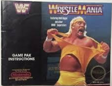 WWF WRESTLEMANIA - NINTENDO NES - GAME MANUAL ONLY