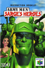 ARMY MAN SARGE'S HEROES - NINTENDO 64 - INSTRUCTION BOOKLET ONLY