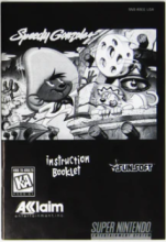 SPEEDY GONZALES LOS GATOS BANDIDOS - SUPER NINTENDO - GAME MANUAL ONLY
