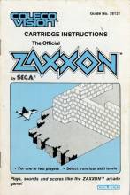 ZAXXON - COLECOVISION - GAME MANUAL ONLY