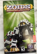 ZOIDS BATTLE LEGENDS - GAMECUBE - MANUEL SEULEMENT