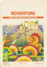 ADVENTURE (1978) - ATARI 2600 - GAME MANUAL ONLY