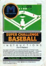 SUPER CHALLENGE BASEBALL - ATARI 2600 - MANUEL SEULEMENT