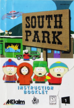SOUTH PARK - NINTENDO 64 - INSTRUCTION BOOKLET ONLY
