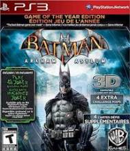 BATMAN: ARKHAM ASYLUM GAME OF THE YEAR EDITION 3D PS3