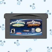 POWER RANGERS NINJA STORM & TIME FORCE - GBA DOUBLE PACK