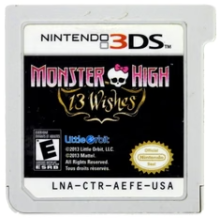 MONSTER HIGH: 13 WISHES - 3DS