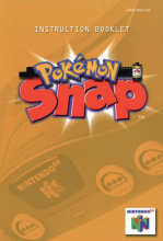 POK�MON SNAP - NINTENDO 64 - INSTRUCTION BOOKLET ONLY