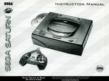CONSOLE SEGA SATURN - MANUEL SEULEMENT