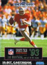 SPORTS TALK FOOTBALL '93 STARRING JOE MONTANA - POCHETTE ET BOITIER SEULEMENT