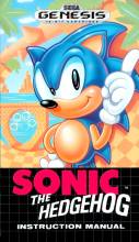 SONIC THE HEDGEHOG - SEGA GENESIS - GAME MANUAL ONLY