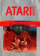 SWORDQUEST EARTHWORLD - ATARI 2600 - GAME MANUAL ONLY