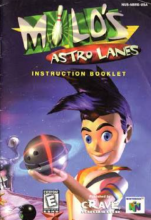 MILO'S ASTRO LANES - NINTENDO 64 - MANUEL SEULEMENT
