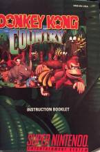 DONKEY KONG COUNTRY - SUPER NINTENDO - MANUEL SEULEMENT