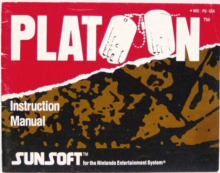 PLATOON - NINTENDO NES - MANUEL SEULEMENT