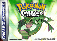POK�MON EMERALD VERSION - GAMEBOY ADVANCE - MANUEL SEULEMENT