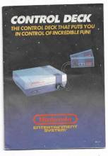 CONSOLE NINTENDO NES - MANUEL SEULEMENT