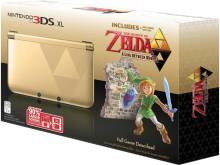 CONSOLE NINTENDO 3DS XL OR �DITION ZELDA A LINK BETWEEN WORLDS - BOITE ET MANUEL SEULEMENT