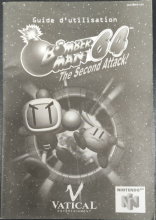 BOMBERMAN 64 THE SECOND ATTACK - NINTENDO 64 - MANUEL SEULEMENT