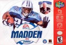 MADDEN 2001 - BOITE ET LIVRET SEULEMENT