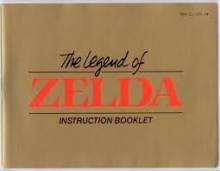 THE LEGEND OF ZELDA - NINTENDO NES - MANUEL SEULEMENT