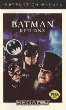 BATMAN RETURNS - SEGA CD - GAME MANUAL ONLY