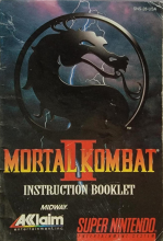 MORTAL KOMBAT II - SUPER NINTENDO - GAME MANUAL ONLY