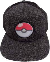CASQUETTE GRISE FONCE POKBALL