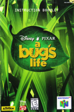 DISNEY'S PIXAR A BUG'S LIFE - NINTENDO 64 - INSTRUCTION BOOKLET ONLY