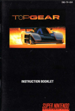 TOP GEAR - SUPER NINTENDO - MANUEL SEULEMENT