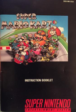 SUPER MARIO KART - SUPER NINTENDO - GAME MANUAL ONLY