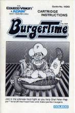 BURGERTIME - COLECOVISION - GAME MANUAL ONLY
