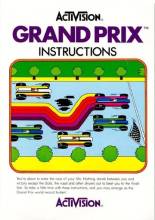 GRAND PRIX - ATARI 2600 - GAME MANUAL ONLY