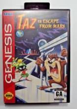 TAZ IN ESCAPE FROM MARS CASE WITH ENVELOPE ONLY