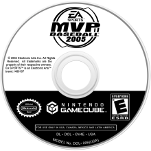 MVP BASEBALL 2005 - GAMECUBE