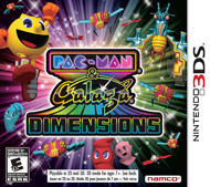 PACMAN AND GALAGA DIMENSIONS - 3DS