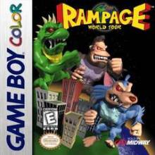 RAMPAGE WORLD TOUR CIB GAMEBOY COLOR