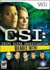CSI: CRIME SCENE INVESTIGATION DEADLY INTENT - WII