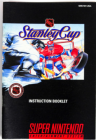 NHL STANLEY CUP - SUPER NINTENDO - GAME MANUAL ONLY