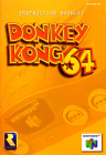 DONKEY KONG 64 - NINTENDO 64 - INSTRUCTION BOOKLET ONLY