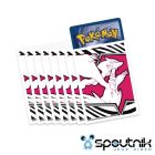 WHITE FLARE POKMON CARD SLEEVES