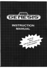 CONSOLE SEGA GENESIS MOD�LE 1 - MANUEL SEULEMENT