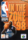 IN THE ZONE '98 - NINTENDO 64 - INSTRUCTION BOOKLET ONLY